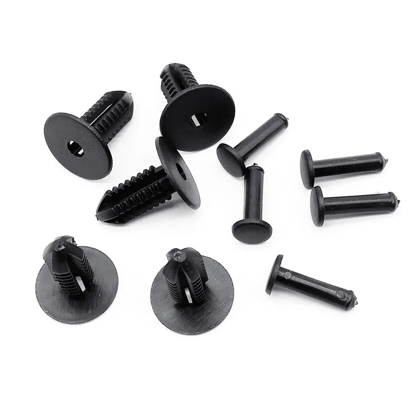 Reliable Car Fastener Kit of 100 For For For For BMW/For Steel Clips For For For For Grille/Bumper Replacement