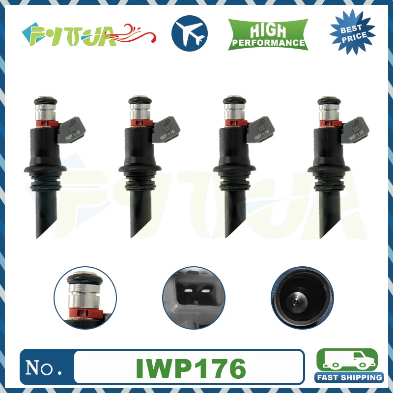 

4pcs fuel Injector IWP176 For VOLKSWAGEN Gol G3 G4 G5 Voyage Fox 1.0 1.6 8V IWP-176 IWP 176 030906031AF 50103402