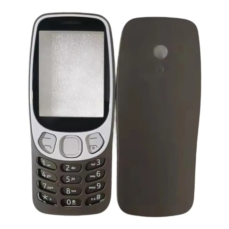 Full Complete Mobile Phone Housing Cover For Nokia 3210 4G (2024) With English Keypad Repair Parts