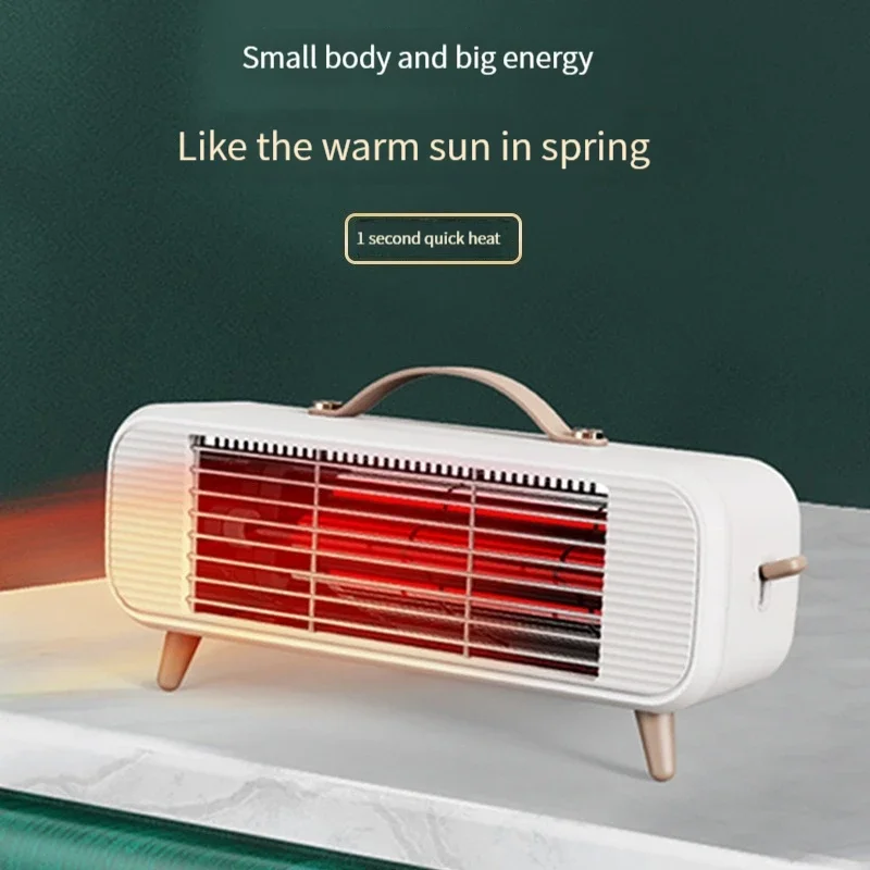 2025 NEW Electric heater quartz red light small sun skirting line baking stove mini small household desk Fan heater Space heater