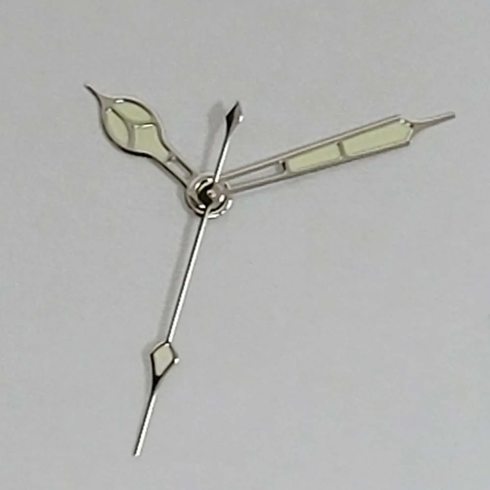 

NH35 Hands, Black/Silver/Gold Watch Hands Green Luminous Pointers, for NH35 NH36 4R 7S Movement, 8*12.5*13 mm Needles Parts
