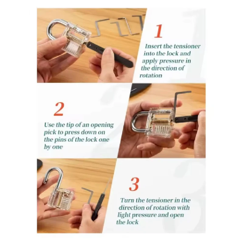 مجموعات مفاتيح مكونة من 18/32/33 قطعة: حلول مفاتيح مدمجة وكاملة للمنزل والسيارة والمكتب أدوات فتح القفل البسيط