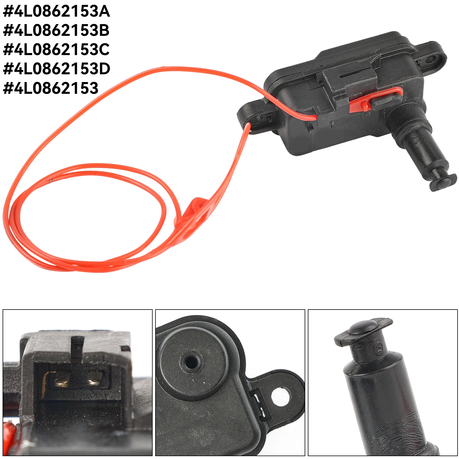 Interruptor de tapa de tanque de combustible 4L0862153D, actuador de bloqueo de puerta, Motor de liberación 4L0 862 153 D para Audi A1 A3 A5 A6 C7 Avant A7 Q3 Q7 RS5