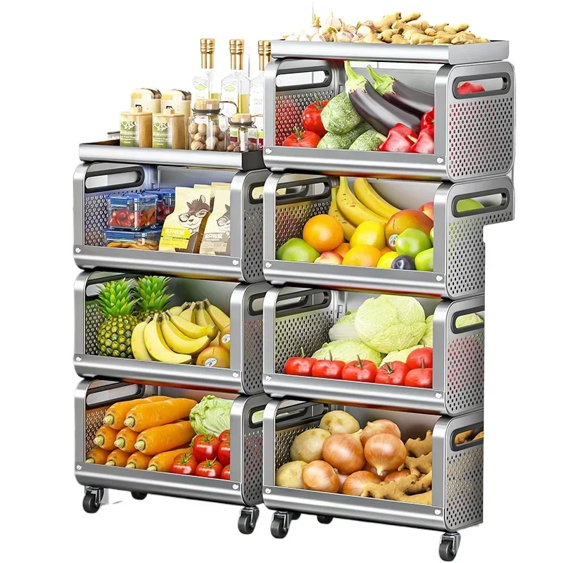 Thickened kitchen vegetable rack