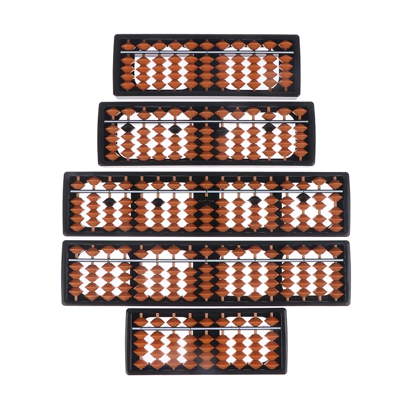1pc Abacus Non-toxic Materials Arithmetic Soroban 9 11 13 17 Digits Kids Maths Calculating Tool Educational Toys Plastic Abacus