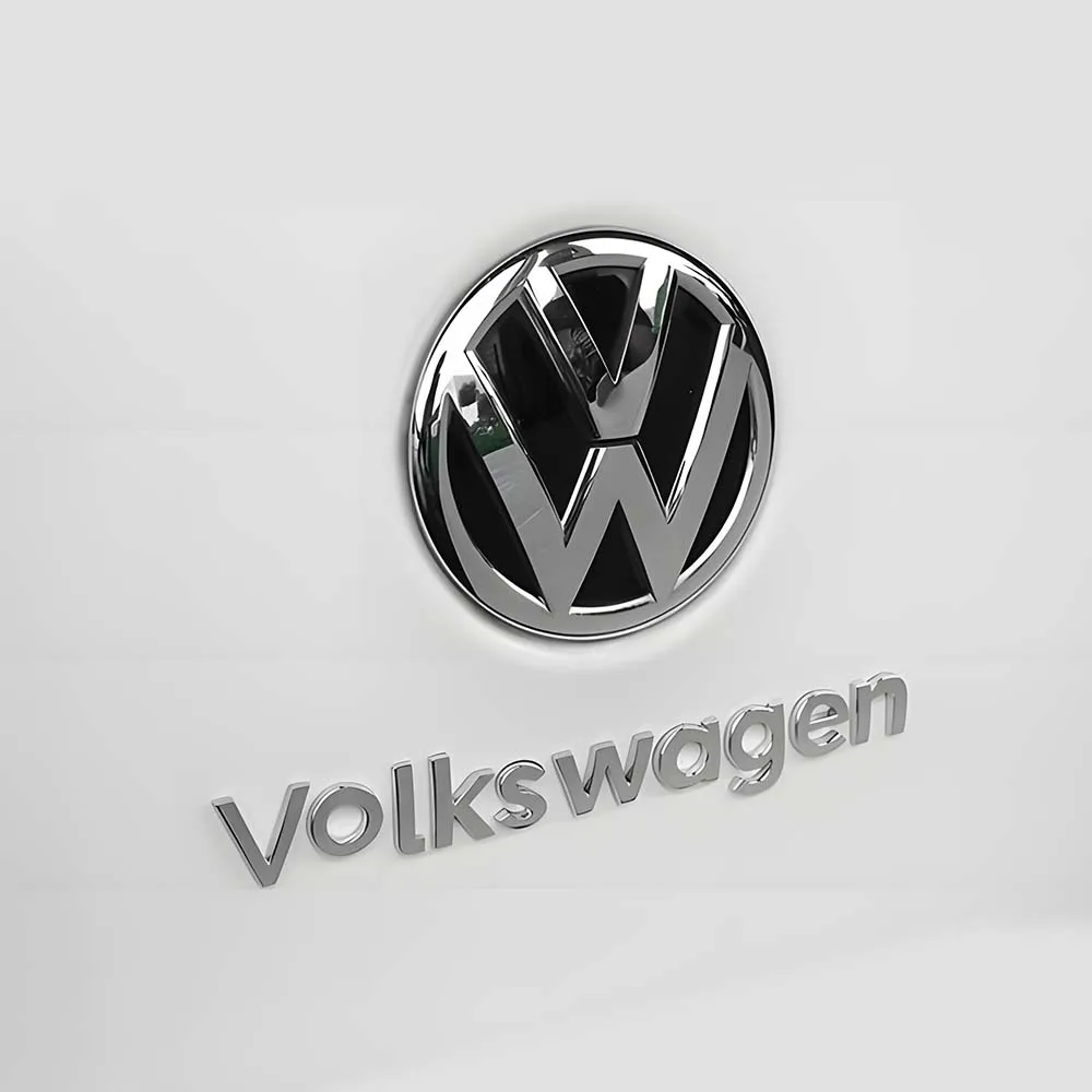 Car Styling Trunk Logo Stickers ABS 3D Letters Emblem Decal For Volkswagen VW Golf Polo Tiguan Jetta Touran Passat Bora Beetle