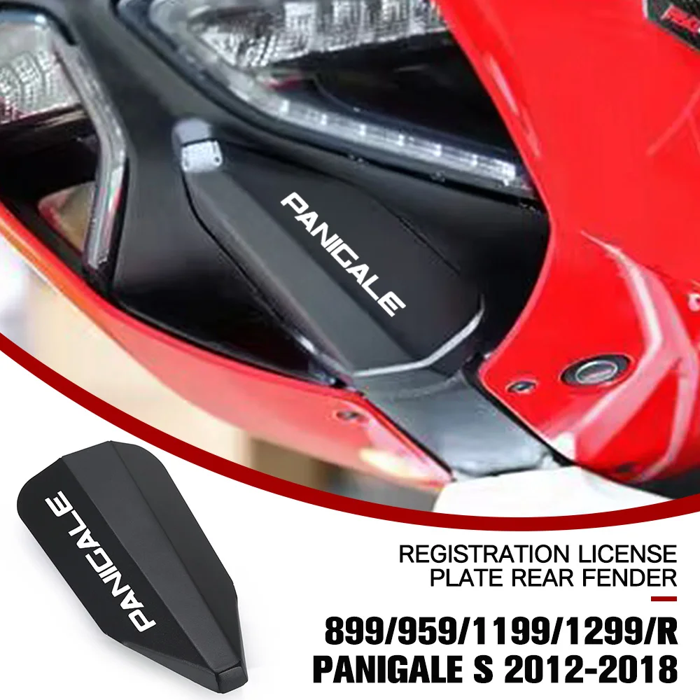 

Frames License Plate Frame Holder Bracket Fender Cover Block Off Plate For Ducati 899/959/1199/1299/R Panigale S 2012-2017 2018