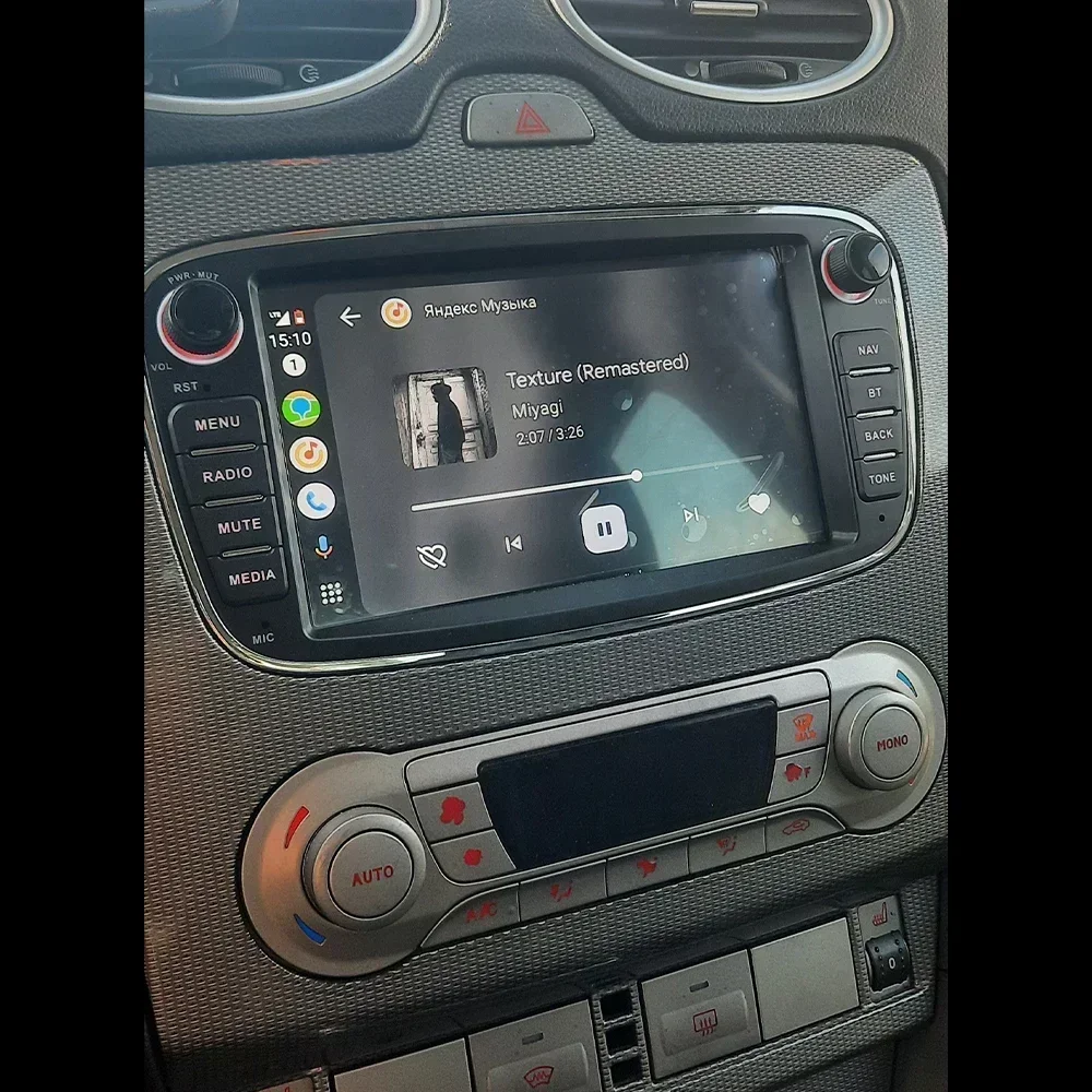 CHSTEK 2Din Android 11 Car Radio Wireless Carplay Bluetooth GPS Multimedia Player For Ford Mondeo 2007‑2011 Focus 2007‑2010
