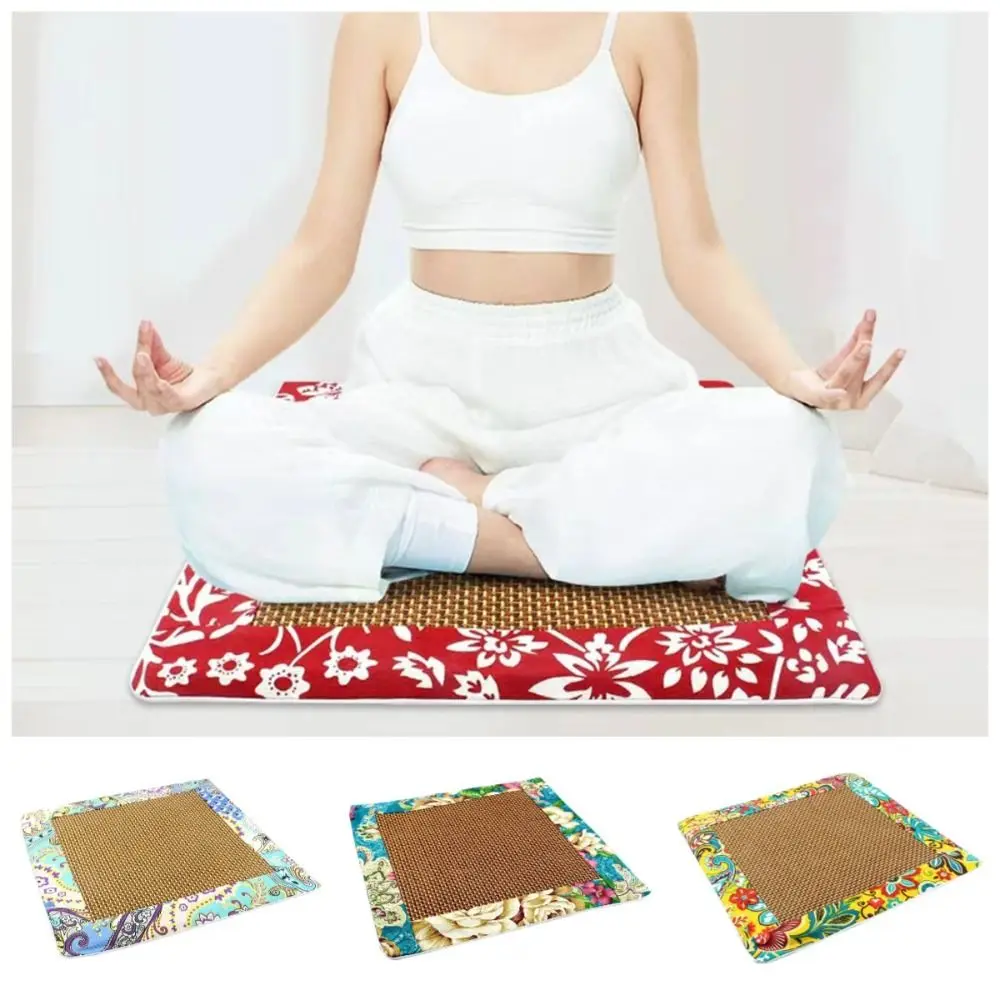 

Домашний декор, дышащая подушка для сиденья из ротанга, крутая удобная подушка для стула, нескользящая квадратная подушка для автомобильного сиденья, йога