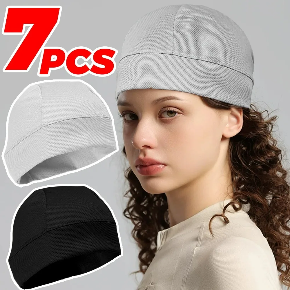 

Moto Helmet Liner Outdoor Sports Hat Cycling Cap Running Beanie Quick Dry Breathable Hiking Headwear Motorcycle Accessories Men