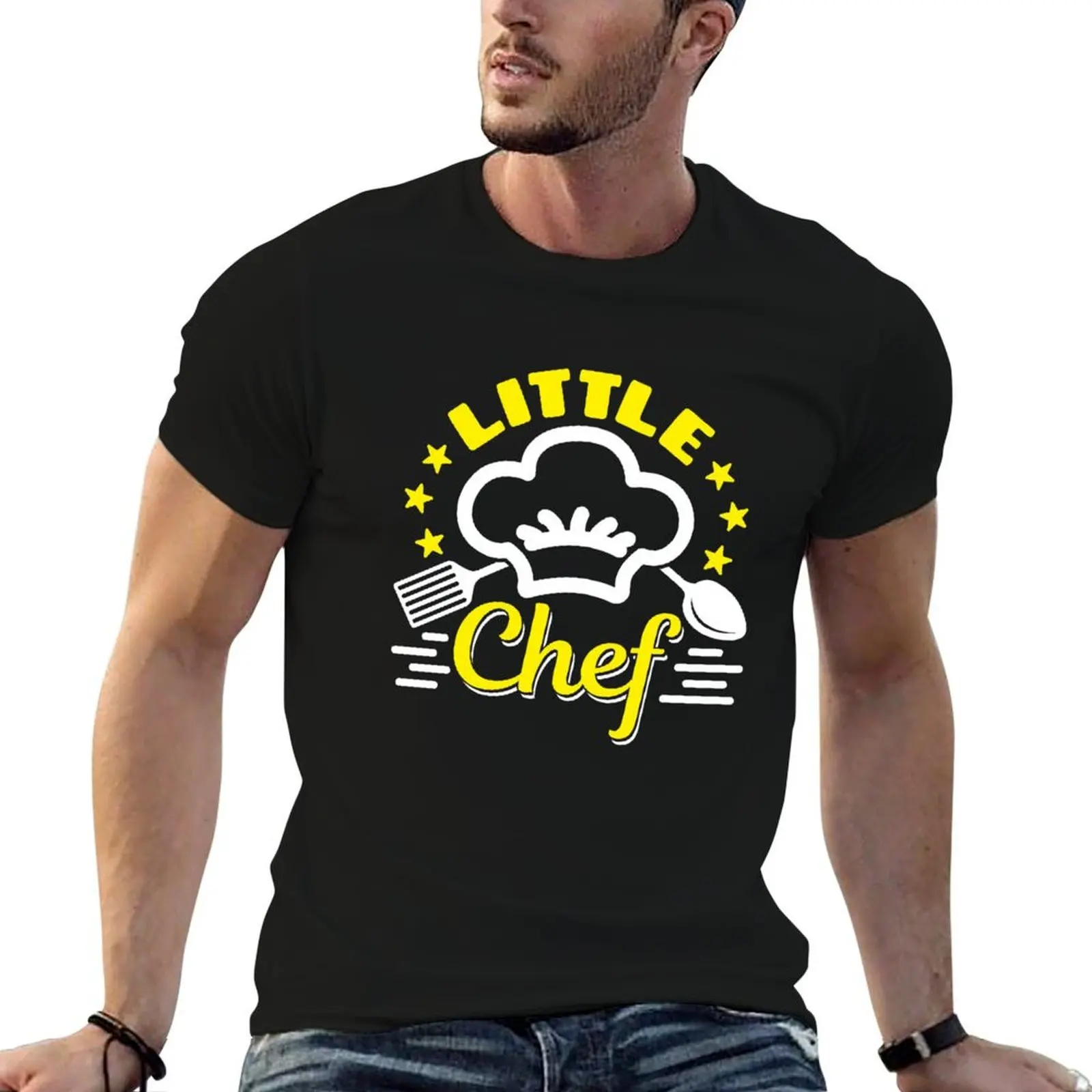 Little Chef T-Shirt mens graphic t shirts cotton t shirts man 100% t shirts designer T-shirt