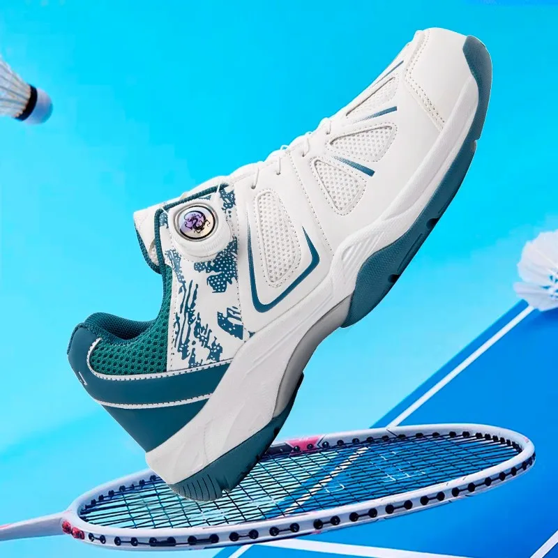 

Men's Badminton Shoes 2025 Summer Mesh Breathing Lightweight Sneakers Competition Casual Women's Tennis Shoes