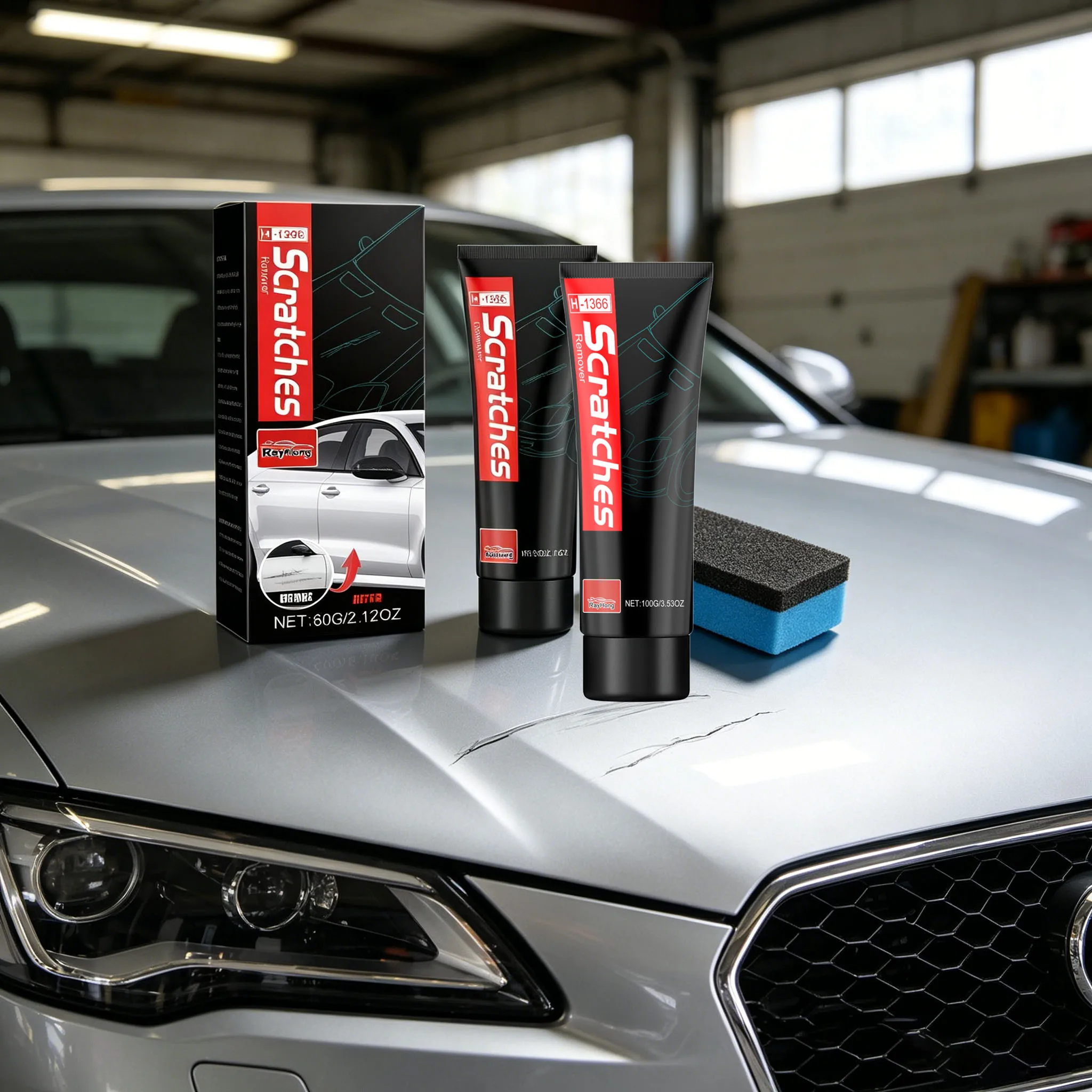 Car Scratch Removal Paste Erase Minor Scuff Defect Paint Repair Maintenance Improve Appearance Not Dust Adhere Car Polishing Wax