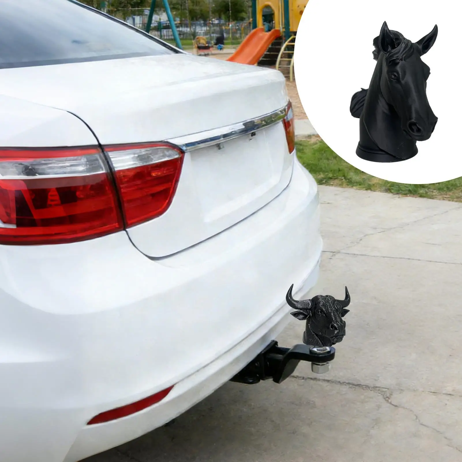 Trailer Hitch Covers Dustproof Animal Shape Coupling Towing Hitch Ball Protective Cover For RV Trailer SUV Boat Truck Towing