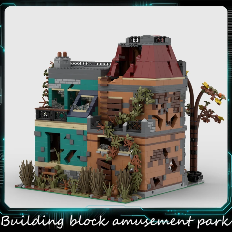 NEW 3278 PCS Medieval Architecture Creative library 10270 Apocalypse Version Construction MOC Building Block Model Toy Kid Gifts