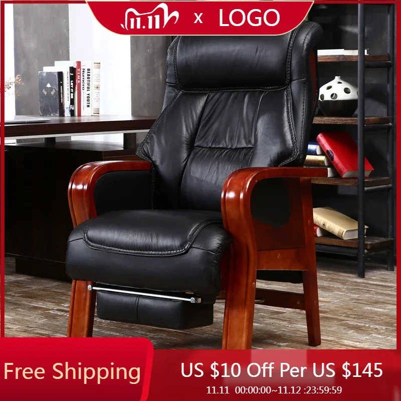 

Boss Massage Office Chair Leather Design Ergonomic Footrest Office Chair Swivel Bedrooms Cadeira De Escritorio Office Furniture