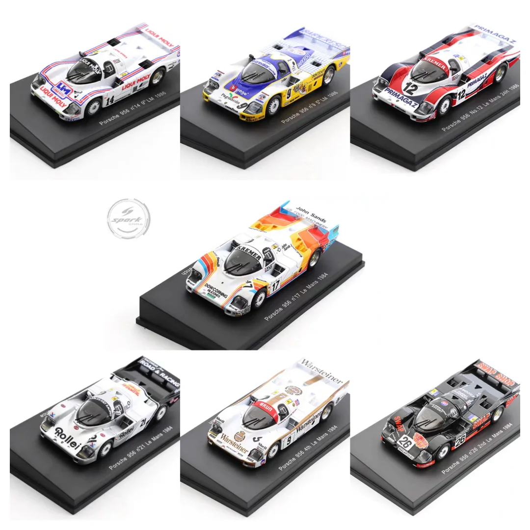 

SPARK 1:64 Porsche 956 Le Mans 24H Endurance Racing 1984-1986 Alloy Car Model