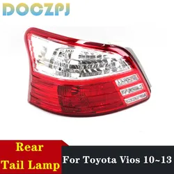 Car Rear Bumper Taillight Assembly For Toyota Vios 2010 2011 2012 2013 Brake Reversing Tail Lamp No Bulbs