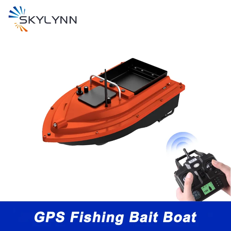 

Лодка для рыбалки с GPS на открытом воздухе и большим контейнером для приманок, 600 м, двойной двигатель с дистанционным управлением и аккумулятором 18000 мАч/12000 мАч/5200 мАч