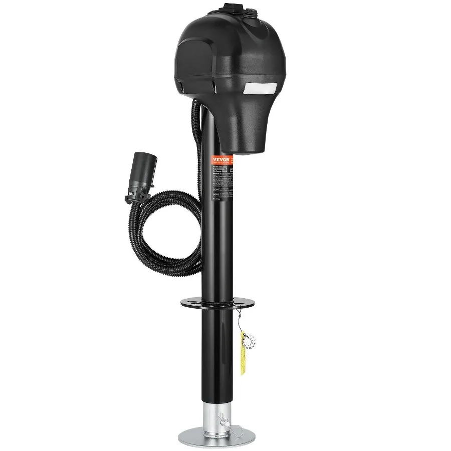 

Electric Trailer Jack 3500 lbs Heavy Duty RV Electric Power Tongue Jack with 7-pin Connector Manual Crank Handle Weatherproof J
