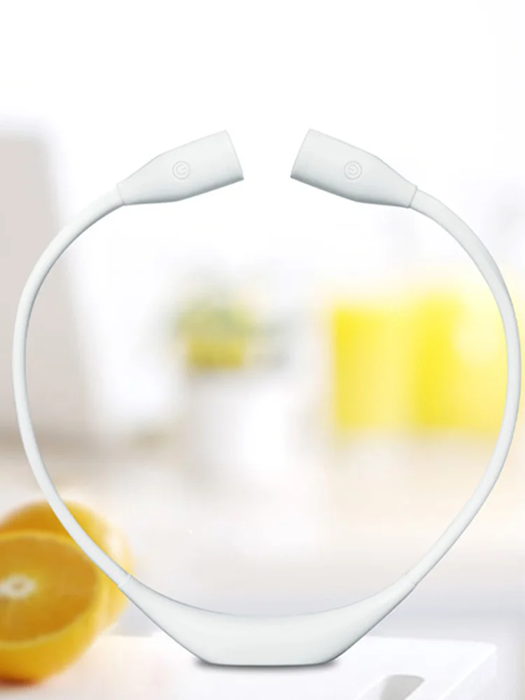 أضواء القراءة LED USB قابلة للشحن الرياضة Halterneck ضوء 360 درجة تعديل مكتب صغير الأيدي الحرة للإضاءة في الهواء الطلق #6