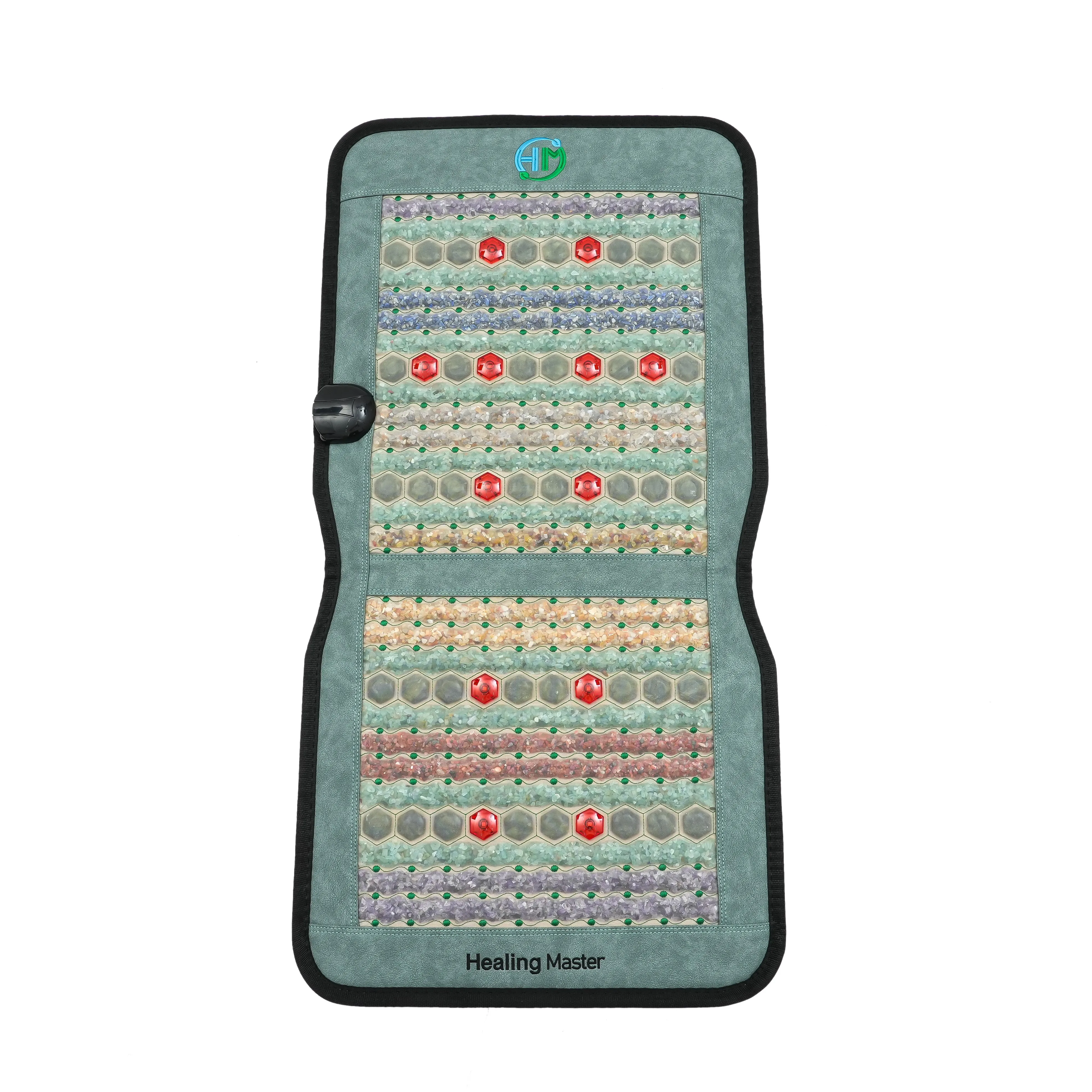 

Crystal Chakra PEMF Mat Far Infrared Heating Body Jade Stone Improved Circulation and Detox With Massage Function