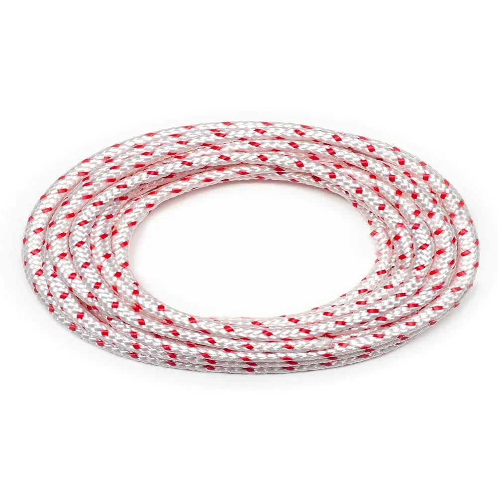 Tali Tarik Tali Starter Tali Taman Alat Pemotong Rumput Mesin Pemotong Rumput Pengganti 10M X 3.5Mm Peralatan Konstruksi