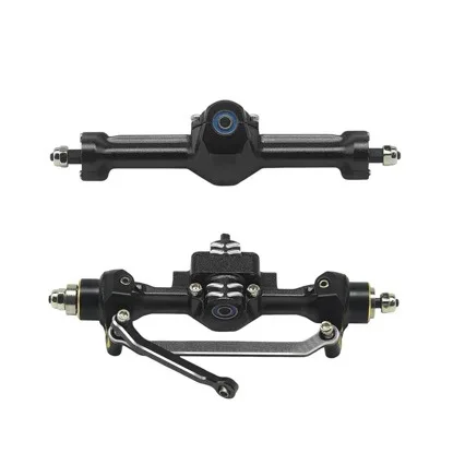 SCX30 aluminum alloy 7 piece set gear box skid Drive shaft axle kunckles gear CVD steering link skid shock chassis stock body
