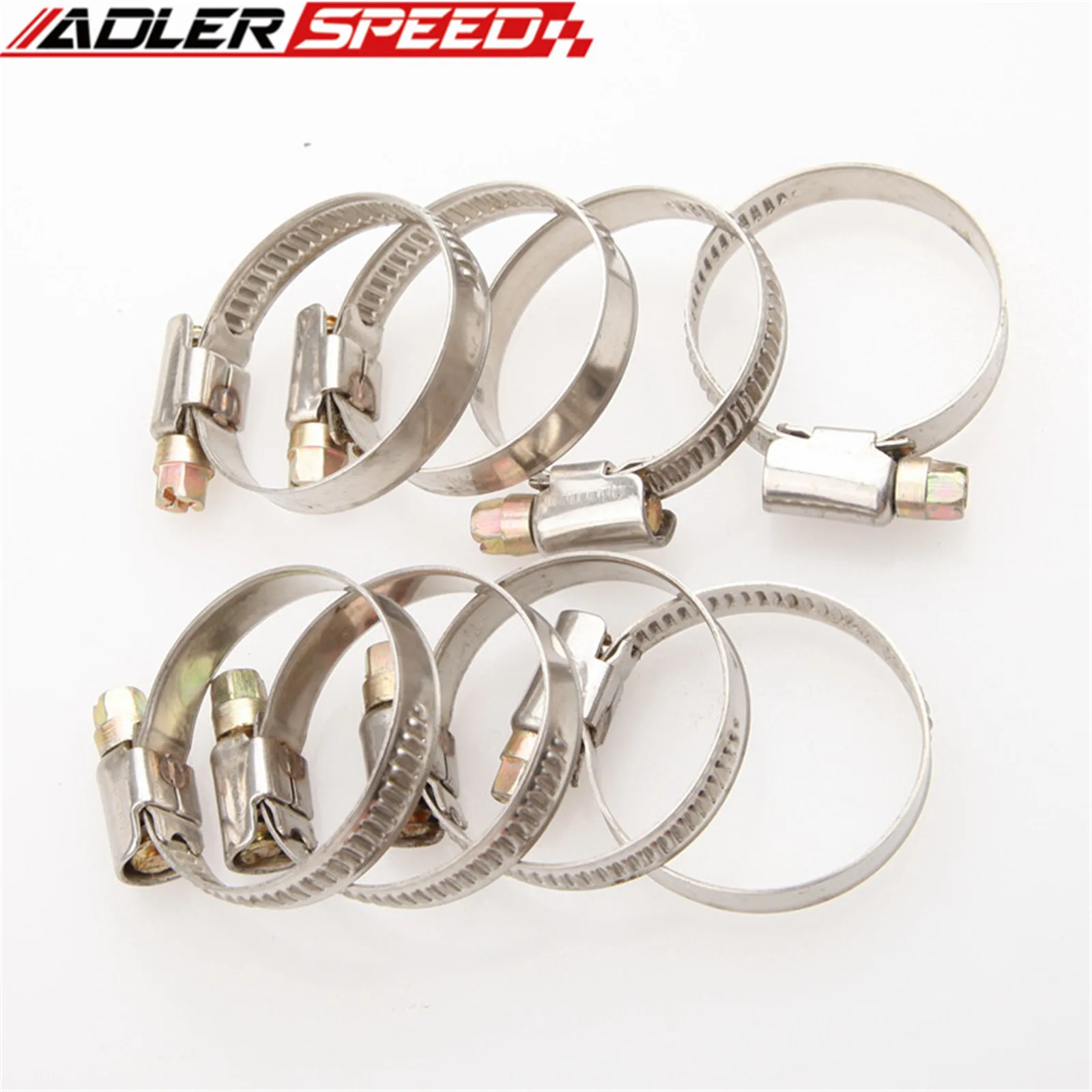 4PCS/5PCS/6PCS/8PCS/10PCS Stainless Steel Adjustable Drive Hose Clamps Fuel Line Worm Clips