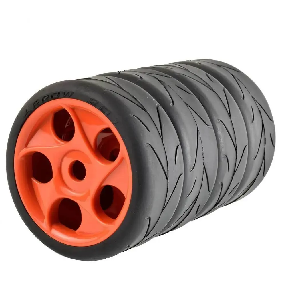 

RC 86-T809 Wheel & Rubber Tires insert sponge 4P For HSP KYOSHO 1:8 On-Road Car