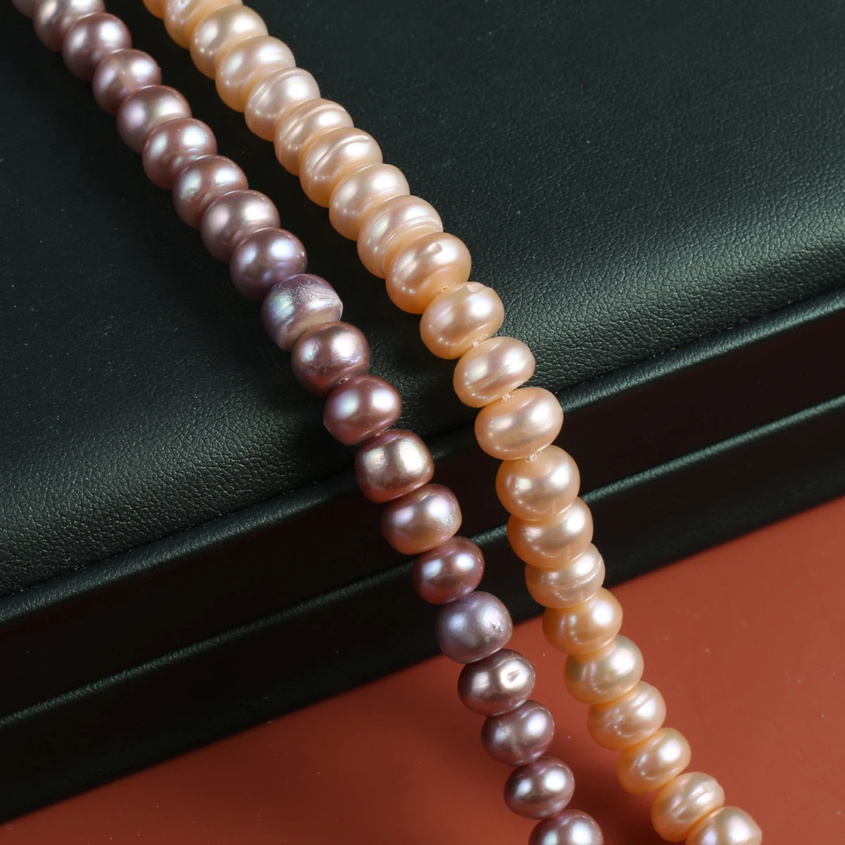 Natural Pearl Flat Beads Exquisite Shape Elegant Appearance for DIY Jewelry Making Handmade Bracelet Necklace Length 36cm