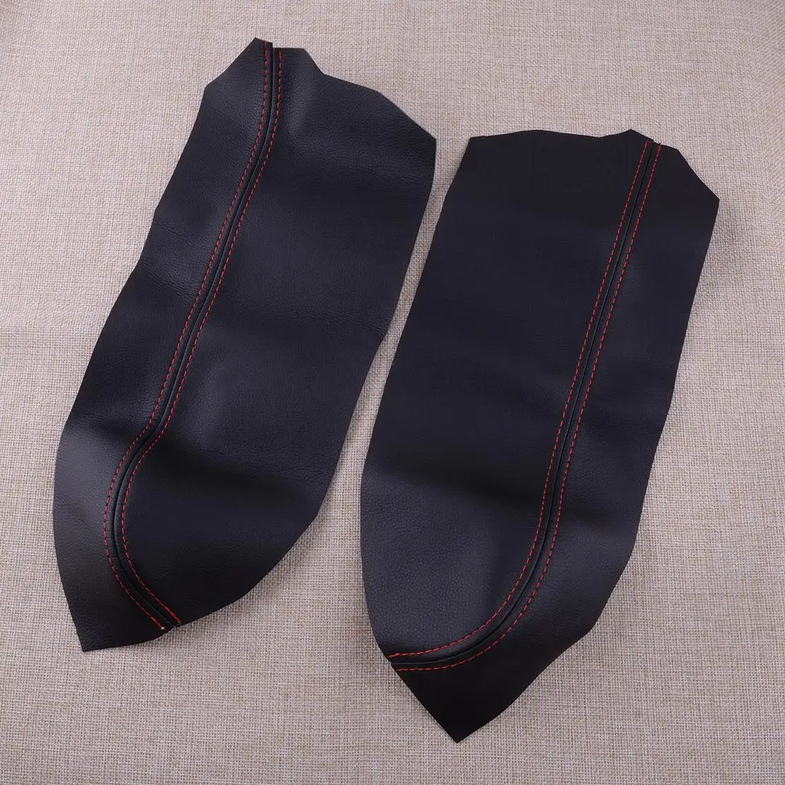 

Новая пара накладок на дверные подлокотники (черные с красной строчкой) для Toyota Prius 2004-2009 годов выпуска