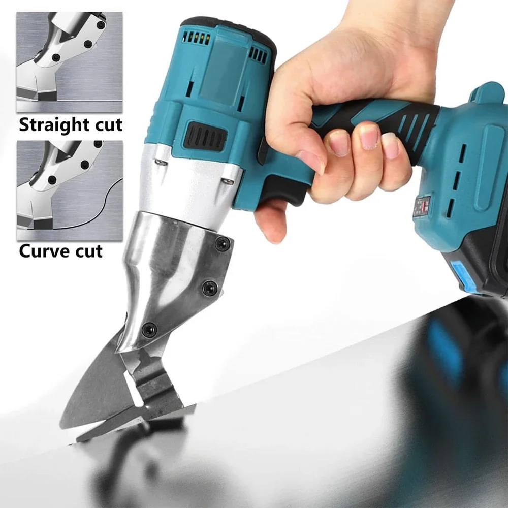 Brushless Electric Metal Sheet Cutter Tool Portable Cordless Nibbler Sheet Metal Cut Plate Punch Scissors for Makita 18V Battery