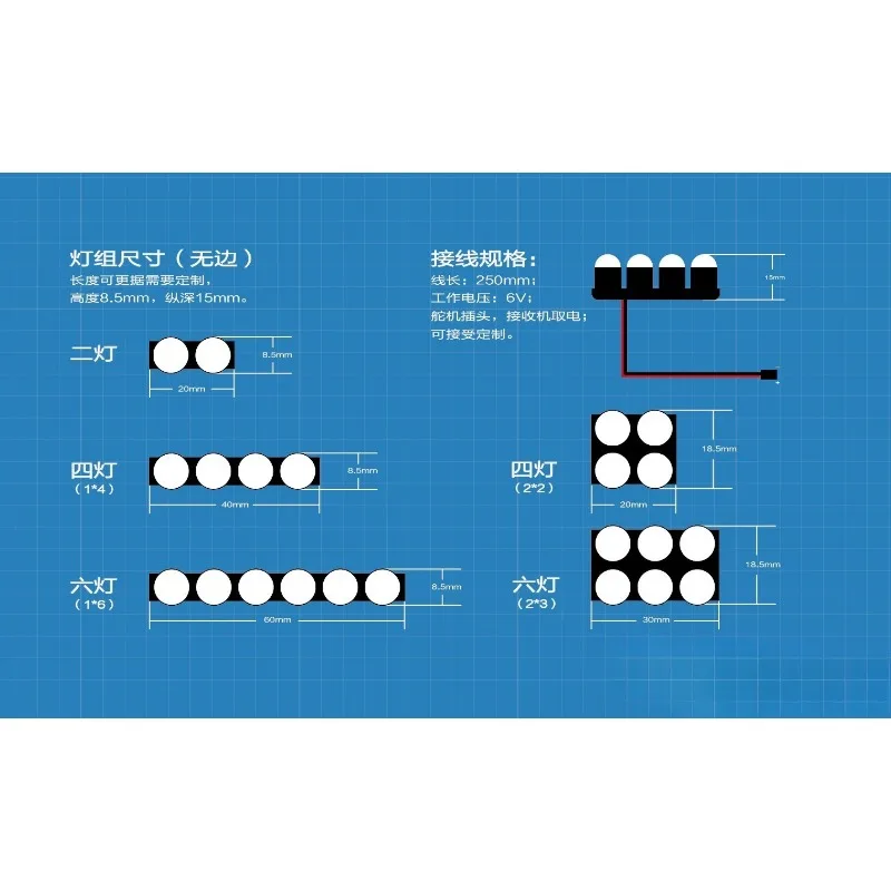 LED سقف ضوء الأضواء ل 1/10 RC الزاحف سيارة Traxxas TRX4 المدافع برونكو محوري SCX10 90046 RC4WD D90 الشبح رانجلر أجزاء