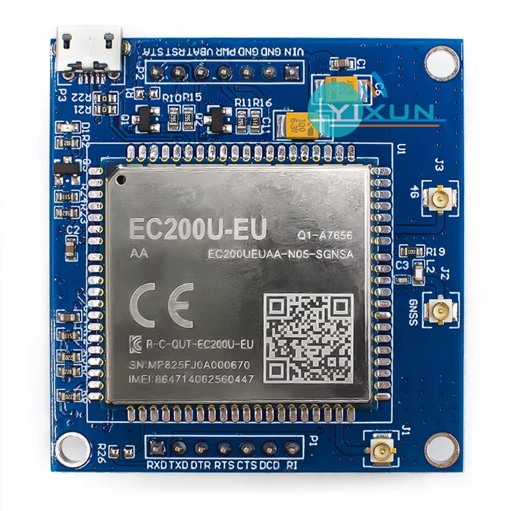 

EC200U-EU Development Board Multi-Mode Multi-Band LTE Cat1 Bluetooth SMS Communication GNSS Positioning Module