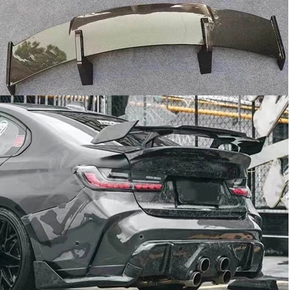 For F30 F32 F36 F10 F22 G20 G22 G30 G42 M2 M3 M4 M5 Rear Spoiler Wing for BMW Universal Tail Fins MP Performance Style