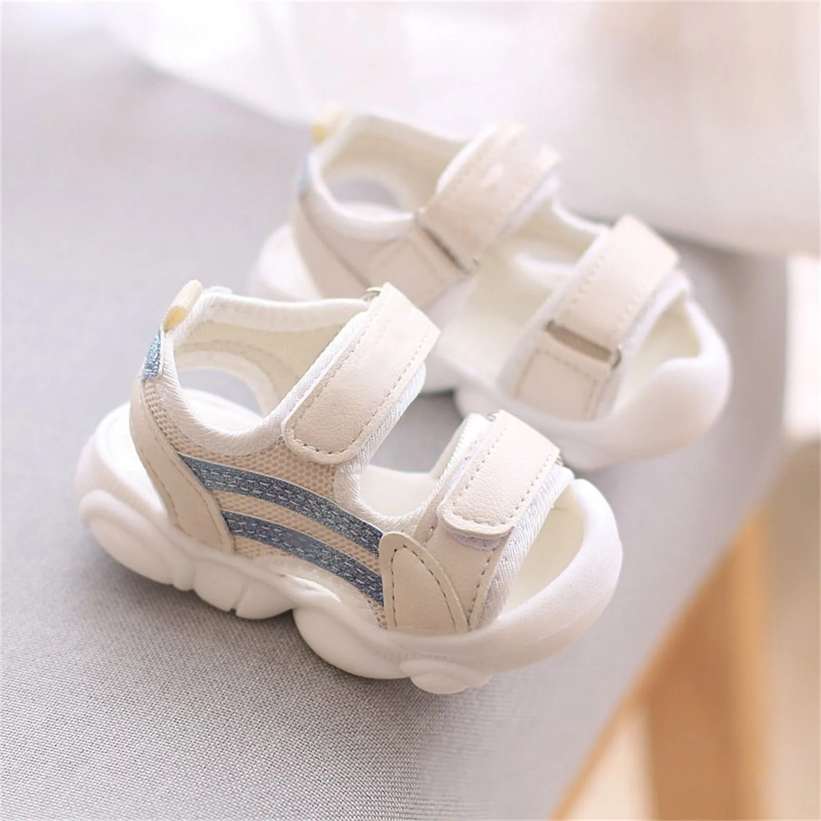 Toddler Baby Boy Girl Shoes Breathable Shoes Open Toe Sandals Girl Sandals Baby Soft Soled Sandals Kids Fashion Princess Shoes