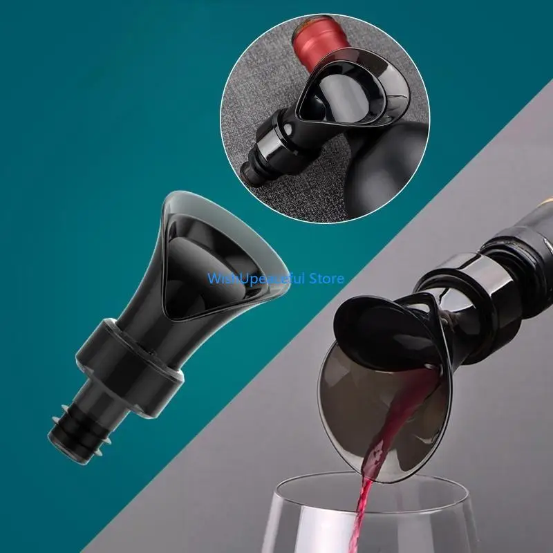 

34YA Diffuser Spout Wine Bottle Wine Aerators Wine Stoppers Portable