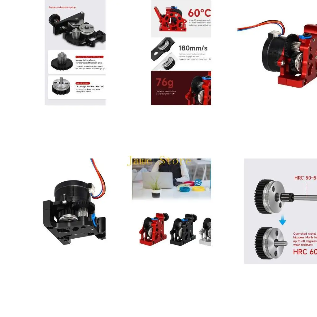 

LX0B Двойной экструдер с двойной передачей.