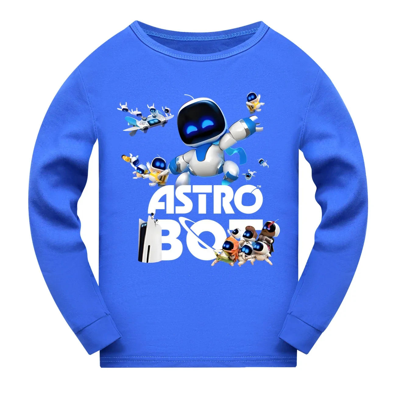 Game Astro Bot Clothes Kids Astros Playroom Cartoon Pajama Sets Baby Boys Long Sleeve T-Shirts Legging 2pcs Set Girls Nightwear