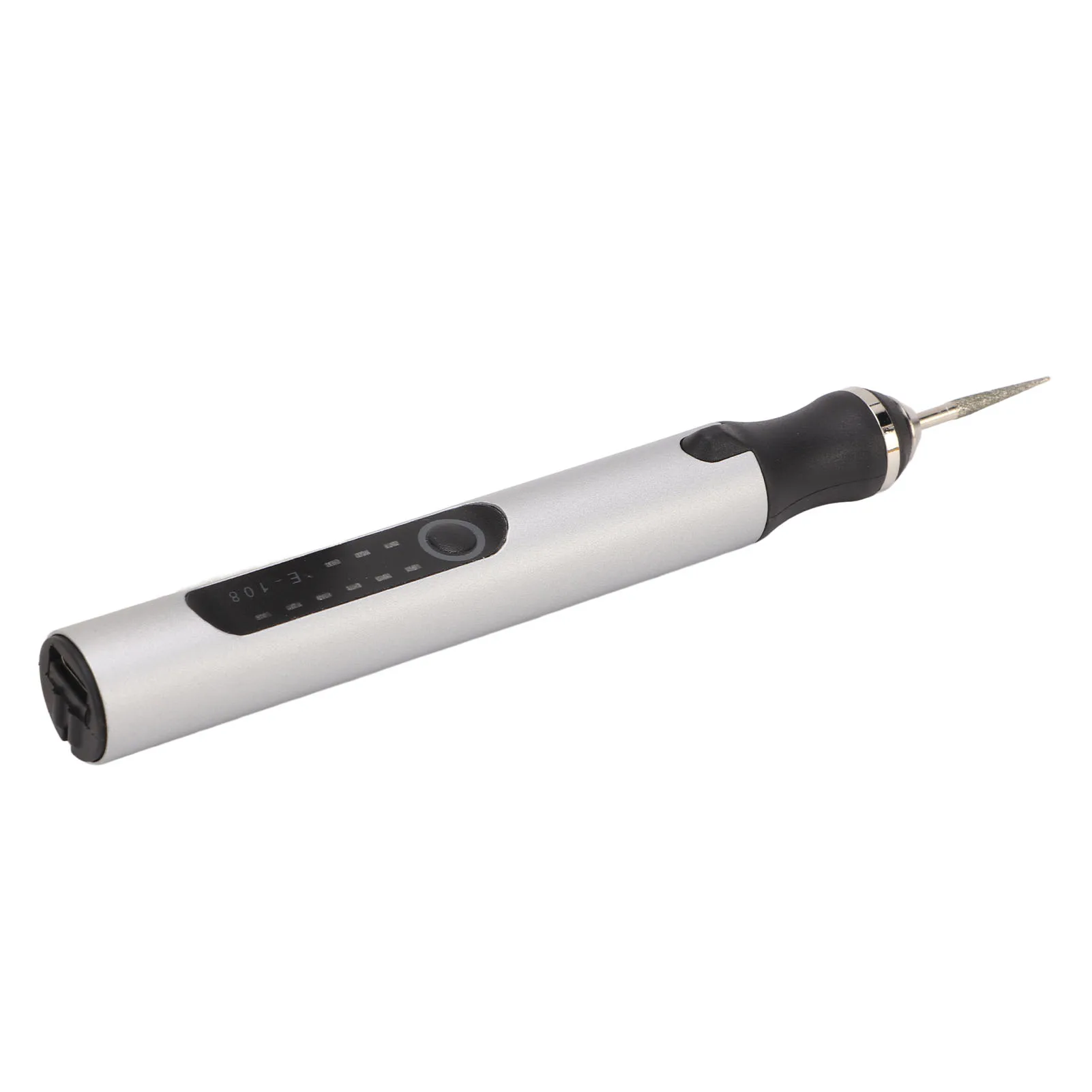 Electric Engraving Pen Aluminum Alloy Silver   Engraver with Intelligent Overload  Chip   Engraver