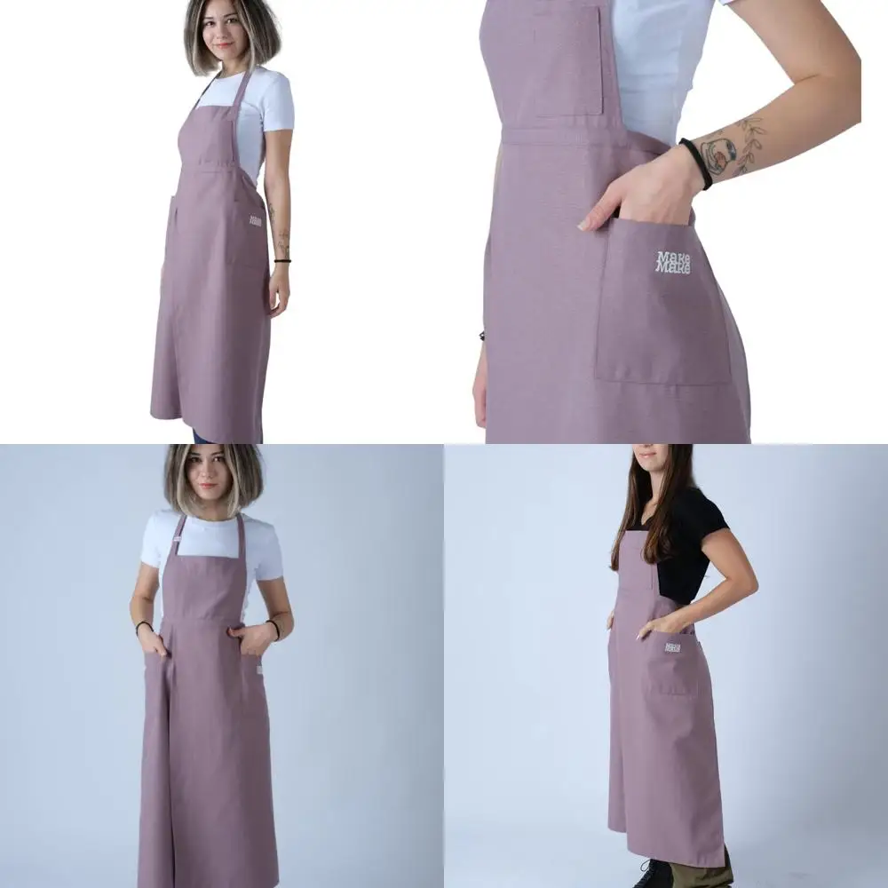 

Waterproof Unisex Pottery Apron for Artists - Ceramic Art Coveralls, Claypron, Florist Gown with Split-Leg Design