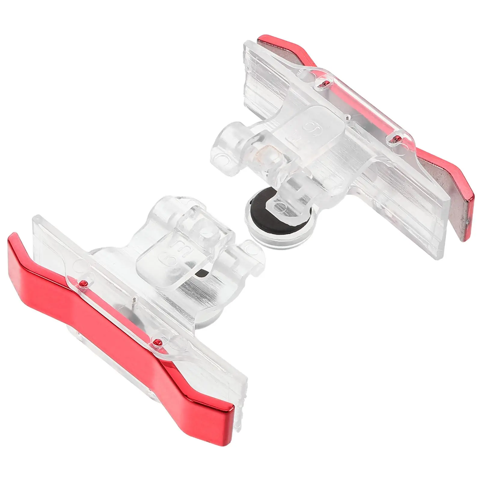 Mobile Game Controller Joystick Red Triggers Phone Gaming Handle Precision Shooting High Sensitivity