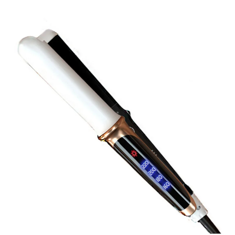 2-in-1 professional hair straightener Adjustable negative ion titanium plate hair straightener hair styling tool