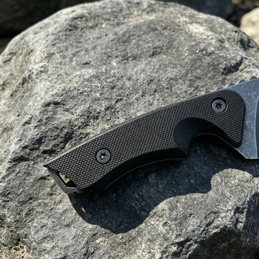 Черная рукоятка G10, нож для п – обзор и цена Camping Cooking Knife With Sheath