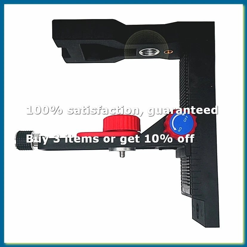 Laser-Level Magnetic Bracket L-Shape Adjustable 5/8Inch Mount Adapter Line Laser-Positioning Base-A62I