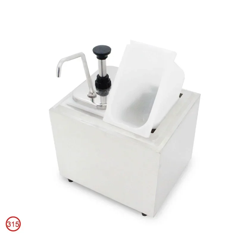 Commercial chocolate thermostat pump double head sauce mayonnaise extruder