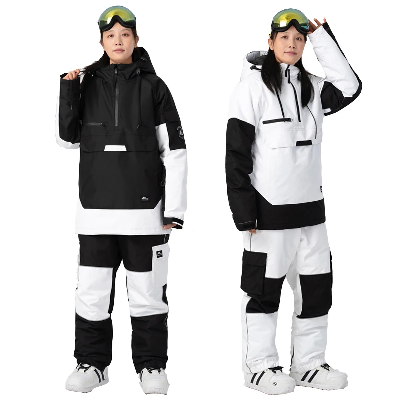 

Men Women Ski Jacket Ski Pants Winter Warm Windproof Waterproof Outdoor Sports Snowboard Ski Coat Trousers