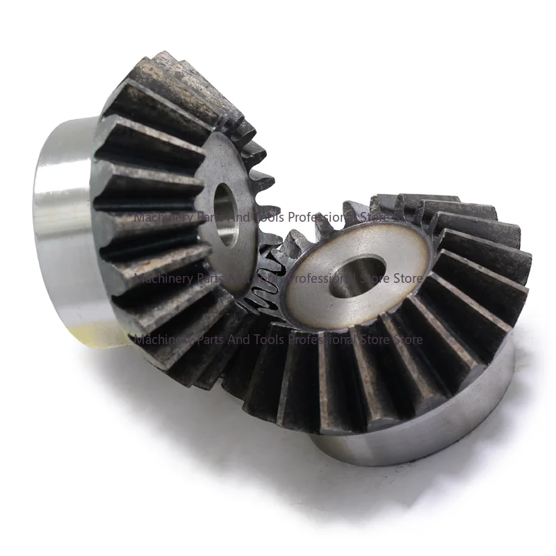 1pc 2m Bevel Gear 15 16 17 18 19 20 21 22~25teeth 1:1 90 Degrees Meshing Angle Metal Drive Transmission Gear 45# Steel Hardening