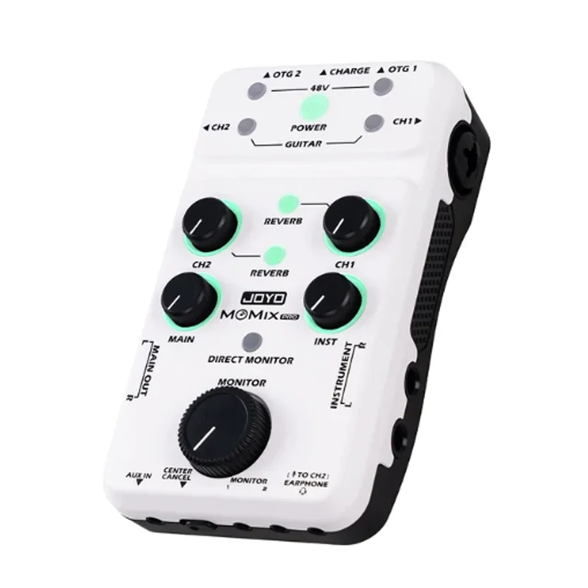 For MOMIX PRO Portable Sound Card Guitar Microphone Keyboard Recording Live Streaming Audio-to-video Sync Stereo Audio Mixer